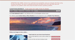 Desktop Screenshot of northstarleadtools.com